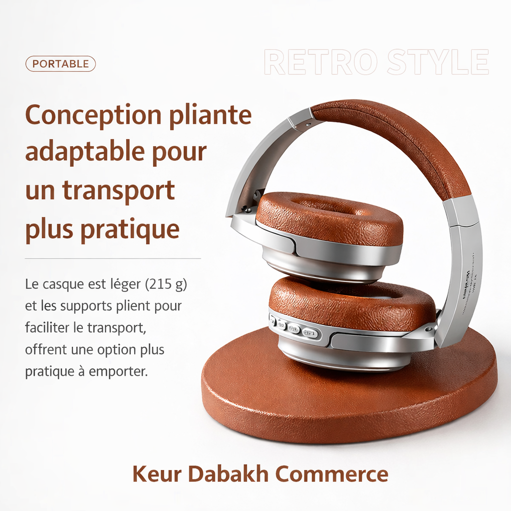 Casque sans fil Bluetooth