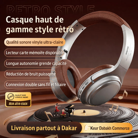 Casque sans fil Bluetooth